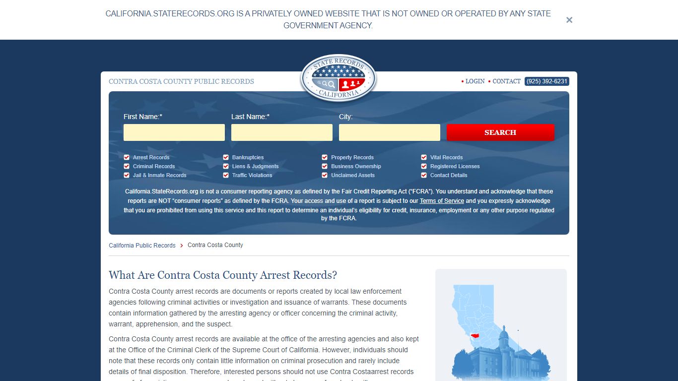 CONTRA COSTA COUNTY PUBLIC RECORDS